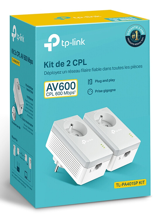 TP-Link TL-PA4015P KIT 500 Mbit/s Ethernet LAN Wit 2 stuk(s) - Afbeelding 3