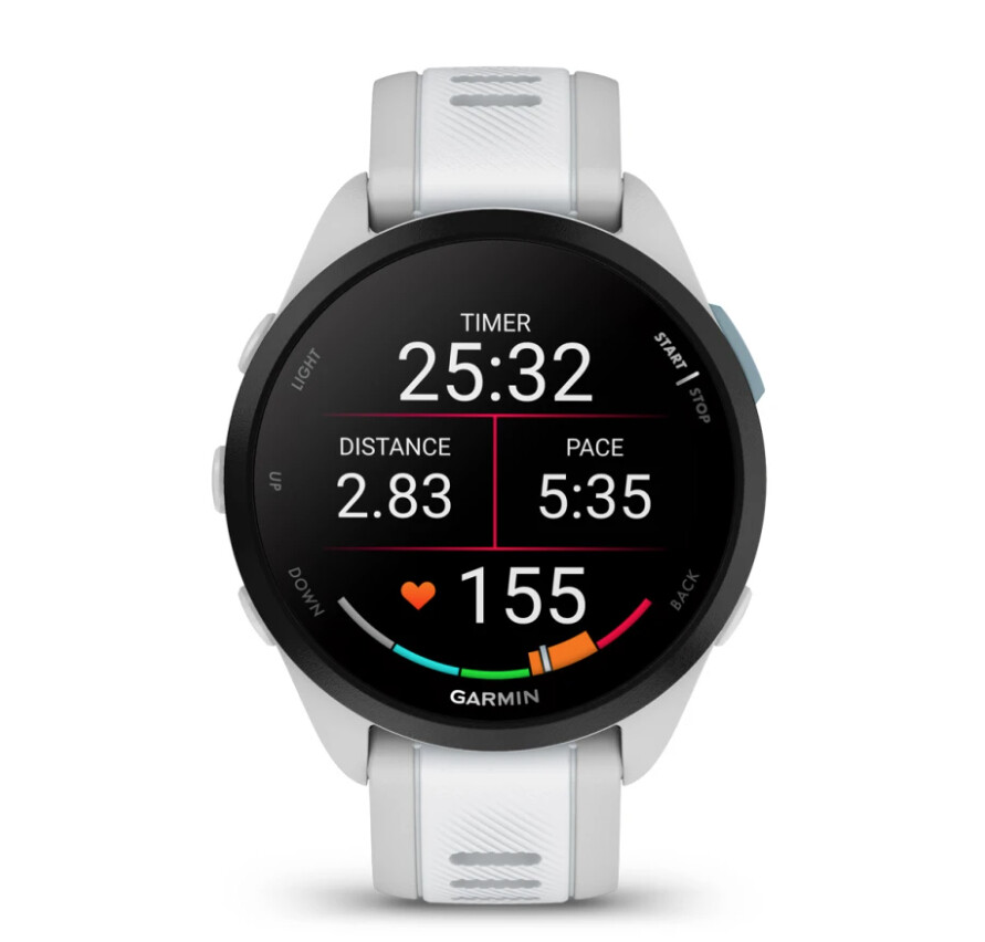 Garmin Forerunner 165 3,05 cm (1.2") AMOLED 43 mm Digitaal 390 x 390 Pixels Touchscreen Grijs GPS - Afbeelding 2