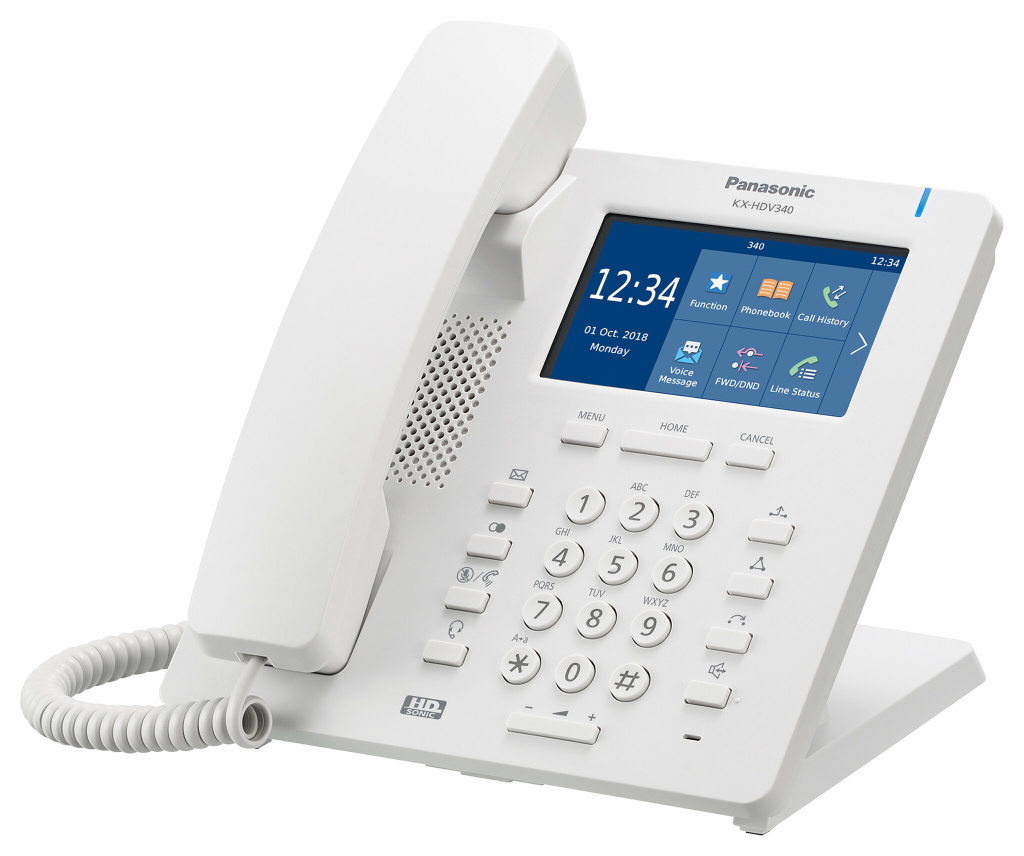 Panasonic KX-HDV340 IP telefoon Wit 4 regels TFT