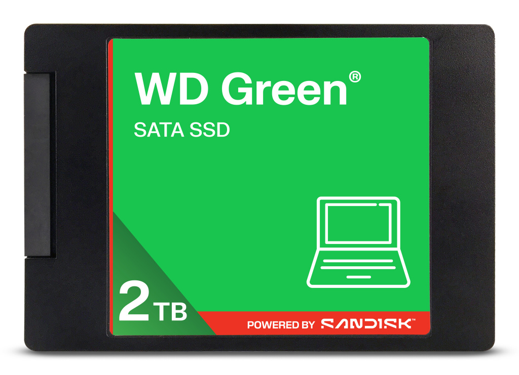 Western Digital Green WDS100T5G0A 2 TB 2.5" SATA III 3D NAND