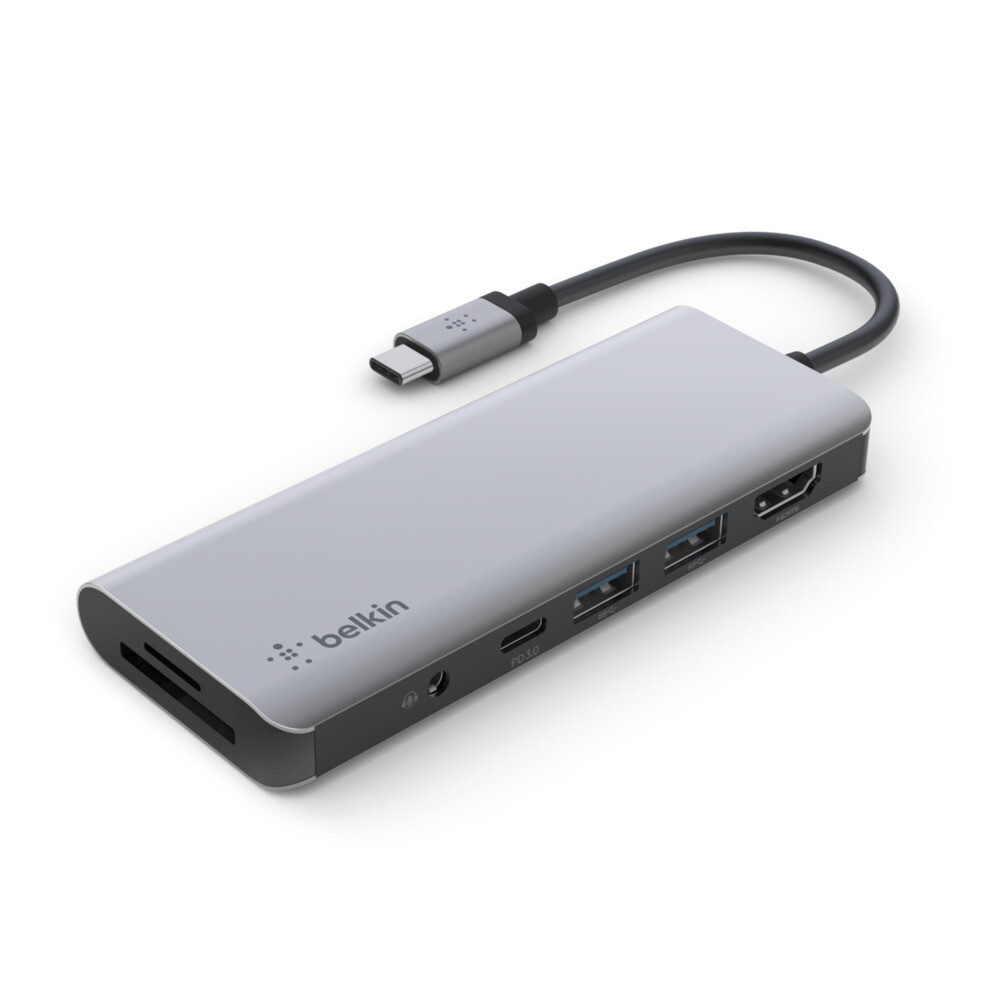 Belkin AVC009btSGY USB 3.2 Gen 1 (3.1 Gen 1) Type-C Zilver - Afbeelding 2