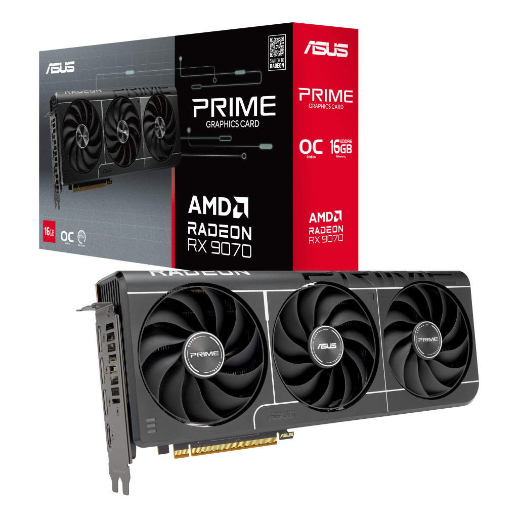 ASUS Prime -RX9070-O16G-EVO AMD Radeon RX 9070 16 GB GDDR6 - Afbeelding 13