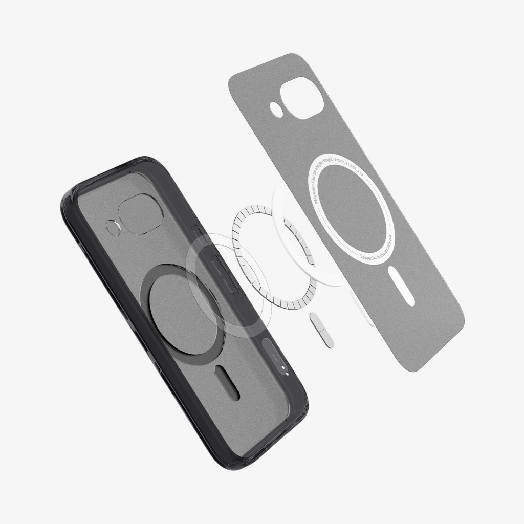 Spigen Ultra Hybrid Metal Ring (MagFit) mobiele telefoon behuizingen 16 cm (6.3") Hoes Zwart - Afbeelding 3