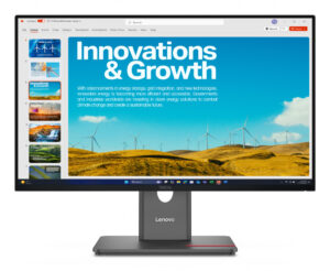 Lenovo ThinkVision P24QD-40 computer monitor 60,5 cm (23.8") 2560 x 1440 Pixels Quad HD LCD Zwart