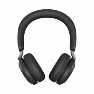 Jabra Evolve2 75 Headset Bedraad en draadloos Hoofdband Oproepen/muziek USB Type-C Bluetooth Oplaadhouder Zwart