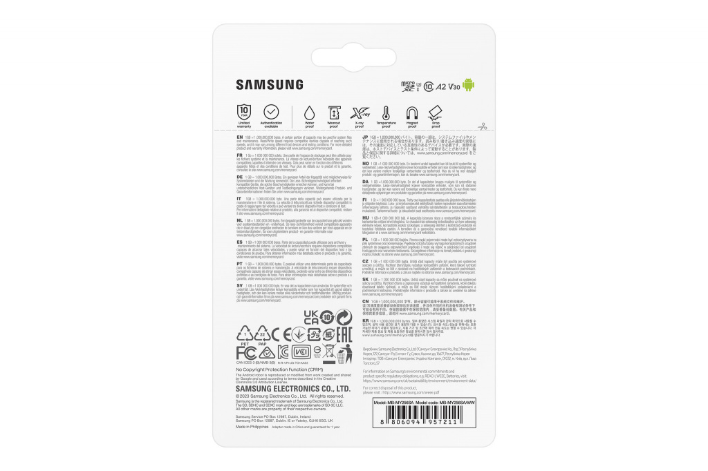 Samsung MB-MY256S 256 GB MicroSDXC UHS-I - Afbeelding 9