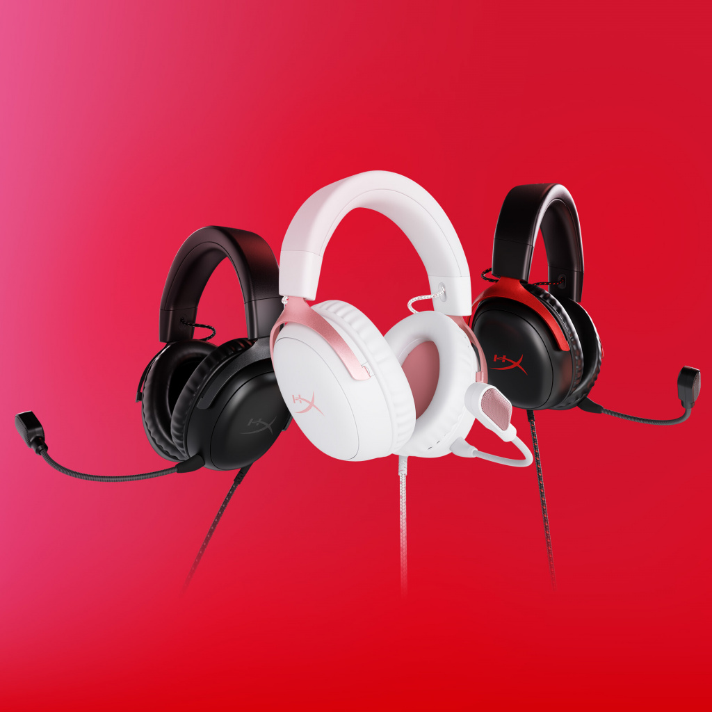 HyperX Cloud III - Gaming Headset (wit/roze) - Afbeelding 4
