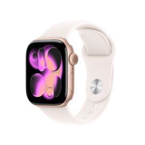 Apple Watch Series 11 OLED 42 mm Digitaal 374 x 446 Pixels Touchscreen Roségoud Wifi GPS