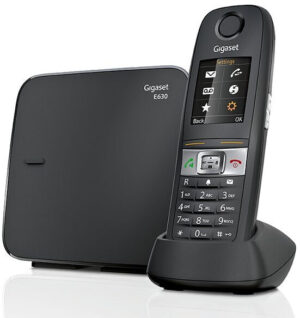 Gigaset E630 DECT-telefoon Nummerherkenning Zwart