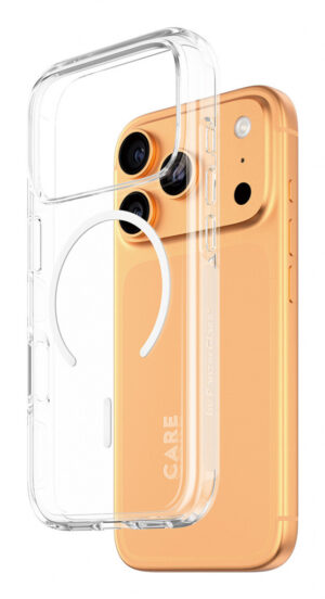 PanzerGlass CARE by ® Flagship Case Transparent Urban Explorer w. White MagSafe iPhone 17 Pro mobiele telefoon behuizingen Hoes