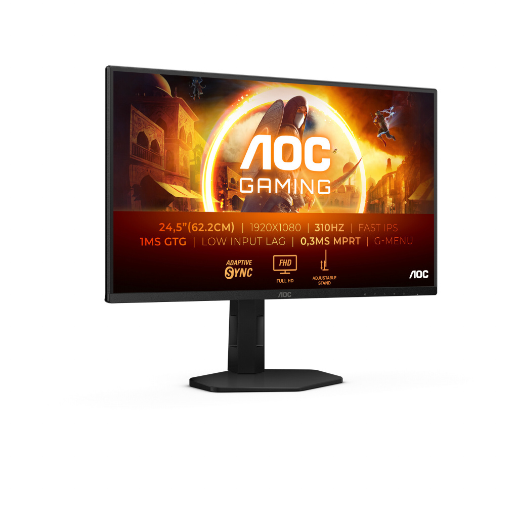AOC G4 25G4SXU computer monitor 62,2 cm (24.5") 1920 x 1080 Pixels Full HD LED Zwart, Grijs - Afbeelding 16