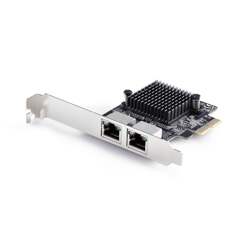 StarTech.com 2-Port 5G Gigabit PCIe Ethernet Adapter Kaart, 5G/2.5G/1G/100M/10M PCI Express Netwerkkaart, Realtek RTL8126, Windo