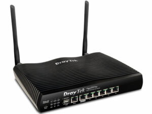 DrayTek Vigor2927ax draadloze router Gigabit Ethernet Dual-band (2.4 GHz / 5 GHz) Zwart