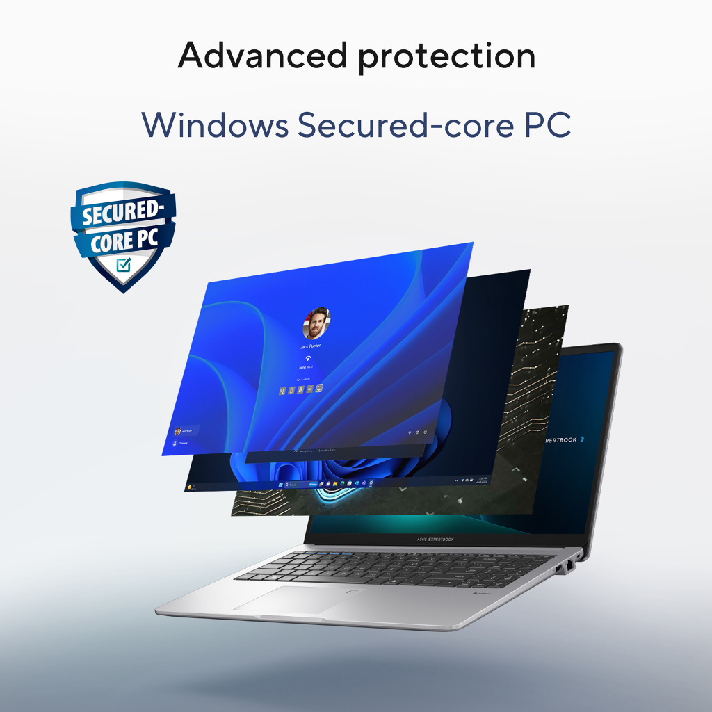 ASUS ExpertBook P1 P1503CVA-S71540X Intel® Core™ i7 i7-13620H Laptop 39,6 cm (15.6") Full HD 16 GB DDR5-SDRAM 512 GB SSD Wi-Fi 6 - Afbeelding 13
