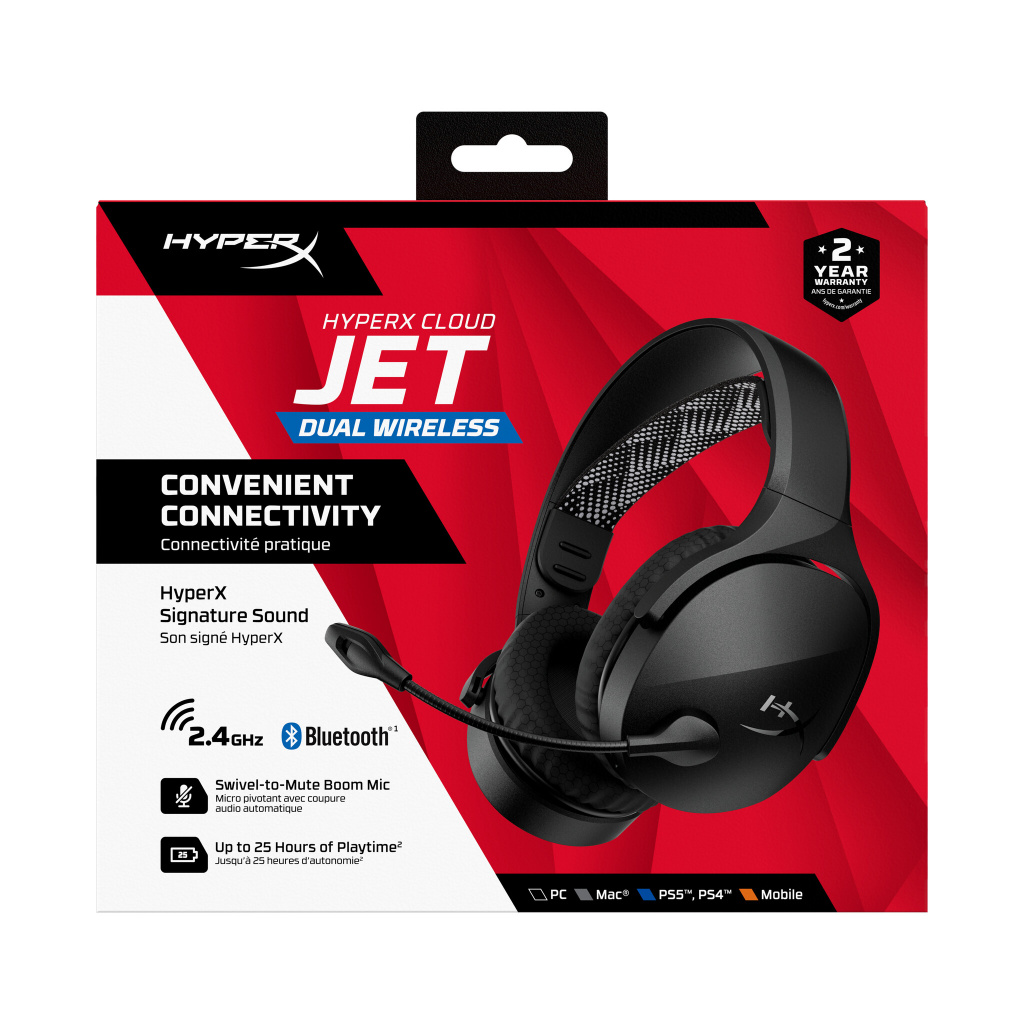 HyperX Cloud Jet - Wireless Gaming Headset (zwart) - Afbeelding 9