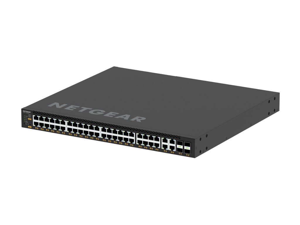 NETGEAR M4350-44M4X4V Managed L3 2.5G Ethernet (100/1000/2500) Power over Ethernet (PoE) 1U Zwart