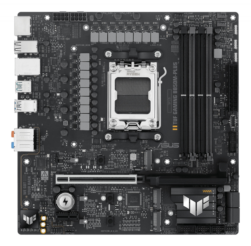ASUS TUF GAMING B850M-PLUS AMD B850 Socket AM5 micro ATX - Afbeelding 4