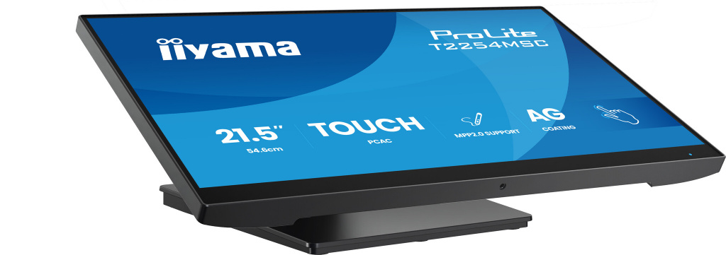 iiyama T2254MSC-B2AG computer monitor 54,6 cm (21.5") 1920 x 1080 Pixels Full HD LED Touchscreen Zwart - Afbeelding 3