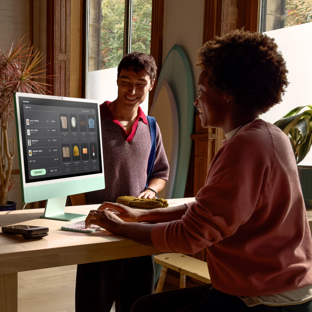 Apple iMac Apple M M4 59,7 cm (23.5") 4480 x 2520 Pixels Alles-in-één-pc 16 GB 1 TB SSD macOS Sequoia Wi-Fi 6E (802.11ax) Zilver - Afbeelding 4