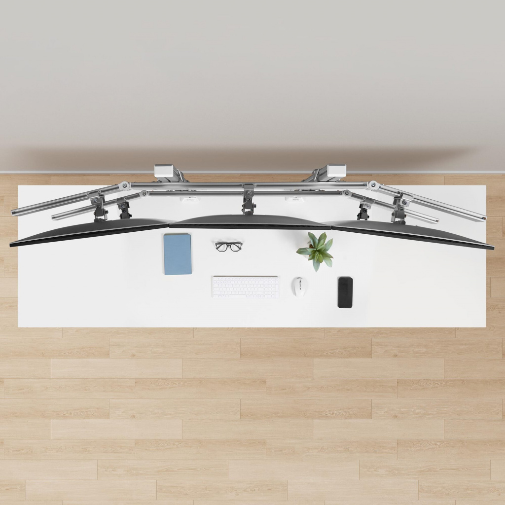 StarTech.com 6-MONITOR-ARM-A flat panel bureau steun 81,3 cm (32") Wit - Afbeelding 10