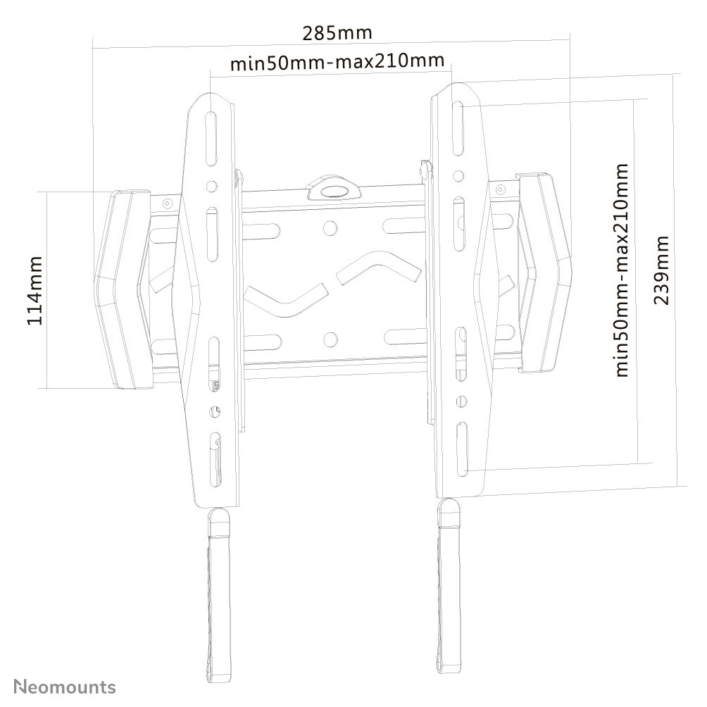 Neomounts LED-W120 TV-beugel wand 22-40" - ultra-vlak - Afbeelding 3