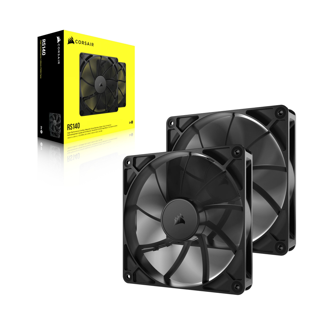 Corsair RS140 Computer behuizing Ventilator 14 cm Zwart 2 stuk(s) - Afbeelding 5