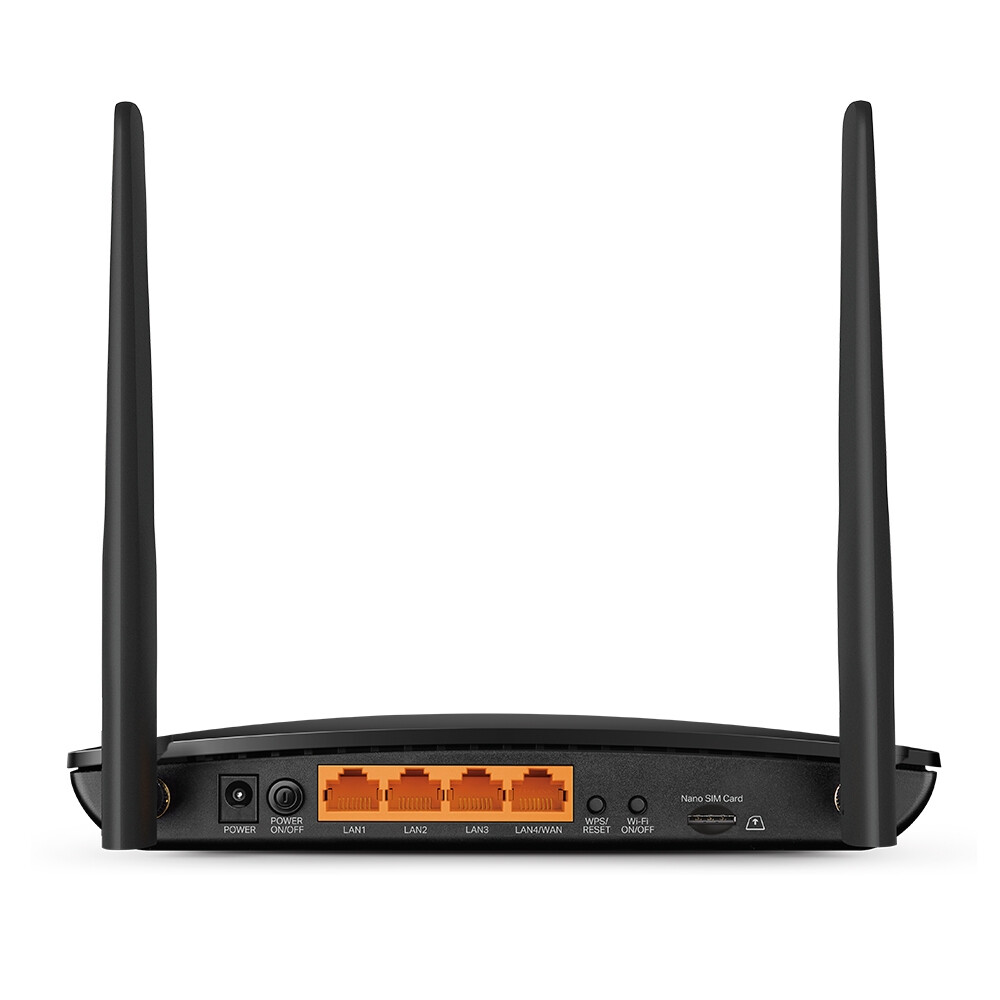 TP-Link Archer MR500 draadloze router Gigabit Ethernet Dual-band (2.4 GHz / 5 GHz) 4G Zwart - Afbeelding 2