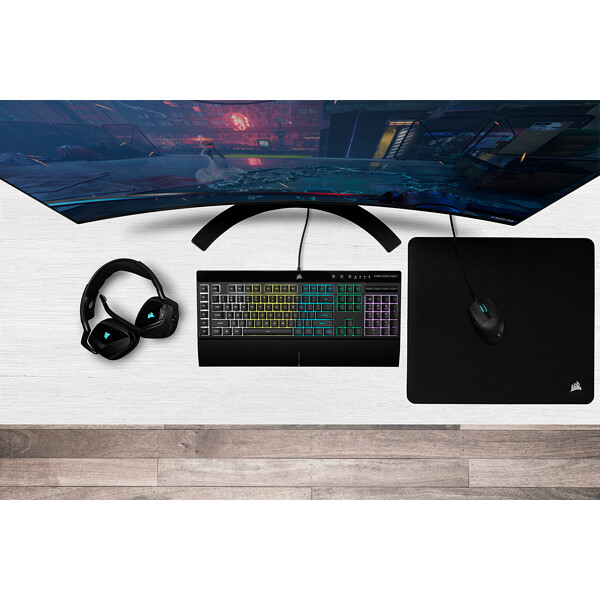 Corsair K55 RGB PRO toetsenbord Gamen USB QWERTY Amerikaans Engels Zwart - Afbeelding 2