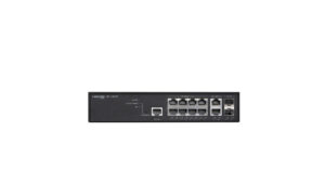GS-2412P Managed L2+ Gigabit Ethernet (10/100/1000) Power over Ethernet (PoE) Zwart