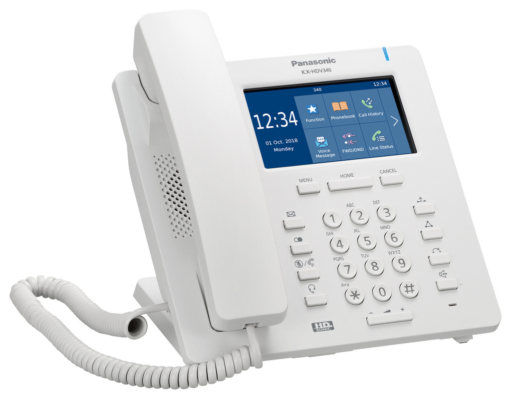 Panasonic KX-HDV340 IP telefoon Wit 4 regels TFT - Afbeelding 2
