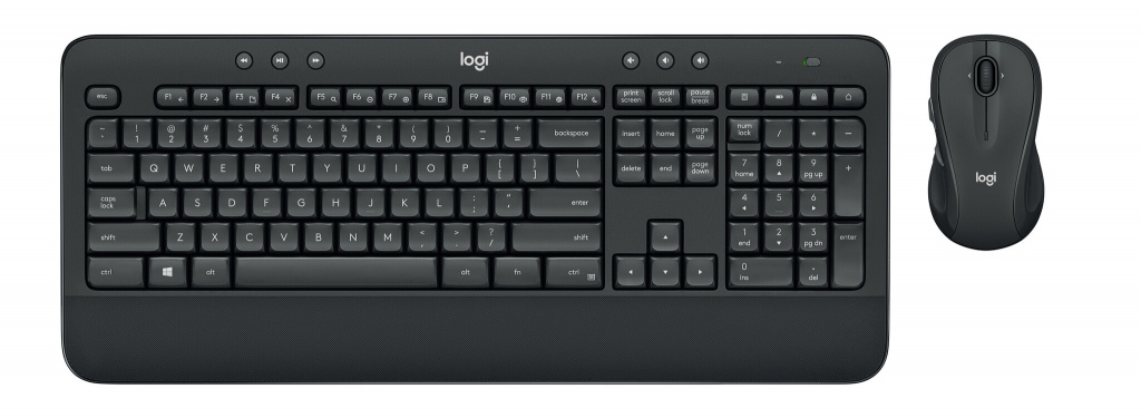 Logitech MK545 ADVANCED Wireless Keyboard and Mouse Combo toetsenbord Inclusief muis Universeel USB QWERTZ Duits Zwart