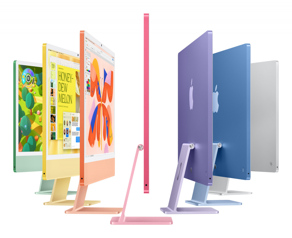 Apple iMac Apple M M4 59,7 cm (23.5") 4480 x 2520 Pixels Alles-in-één-pc 16 GB 1 TB SSD macOS Sequoia Wi-Fi 6E (802.11ax) Zilver - Afbeelding 5