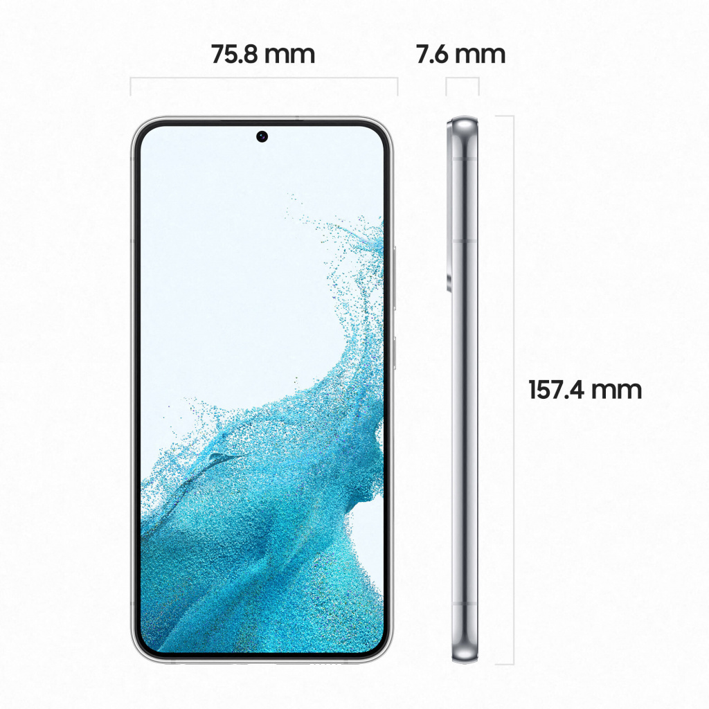 Samsung Galaxy S22+ SM-S906B 16,8 cm (6.6") Dual SIM Android 12 5G USB Type-C 8 GB 256 GB 4500 mAh Wit - Afbeelding 3