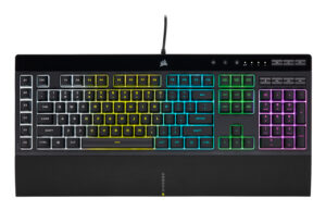 Corsair K55 RGB PRO toetsenbord Gamen USB QWERTY Amerikaans Engels Zwart