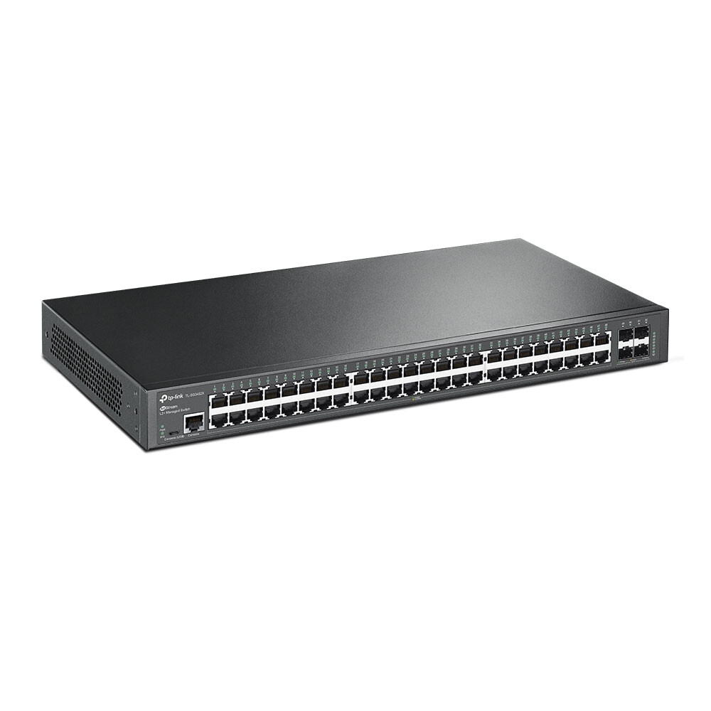TP-Link JetStream TL-SG3452X netwerk-switch Managed L2+ Gigabit Ethernet (10/100/1000) 1U Zwart - Afbeelding 4
