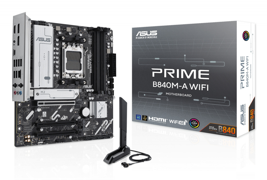 ASUS PRIME B840M-A WIFI AMD B840 Socket AM5 micro ATX