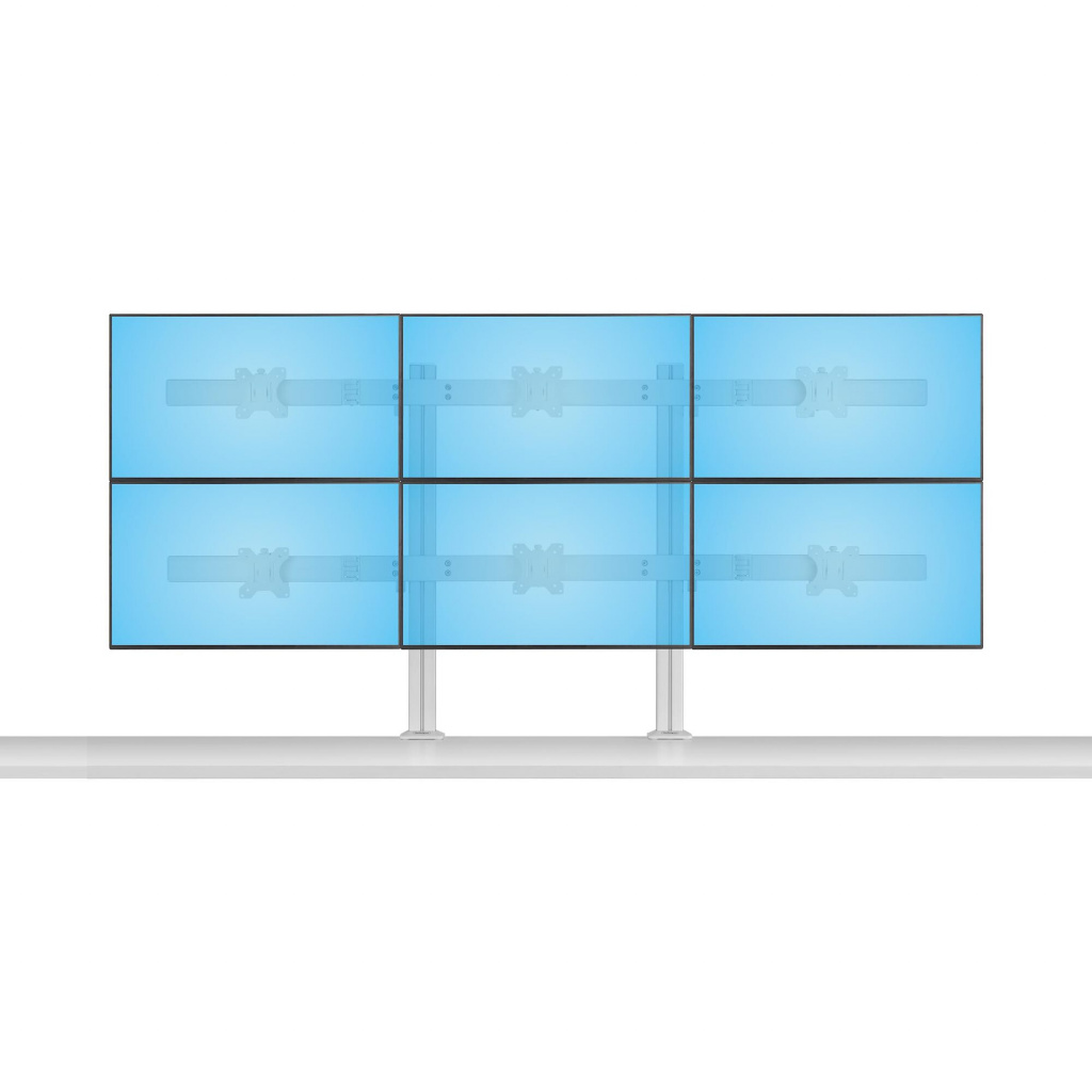 StarTech.com 6-MONITOR-ARM-A flat panel bureau steun 81,3 cm (32") Wit - Afbeelding 3
