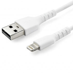 StarTech.com Premium USB-A naar Lightning Kabel 2m Wit - USB Type A naar Lightning Charge & Sync Oplaadkabel - Verstevigd met Ar