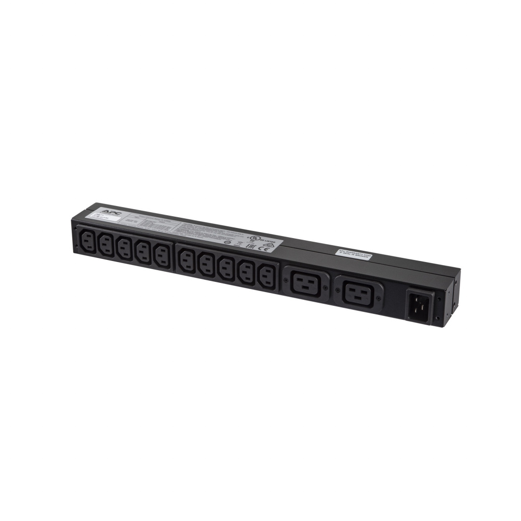 APC Rack PDU AP9559, Basic, 0U/1U, 16A, 230V, (10x) C13 (2x) C19, C20 stekker - Afbeelding 3
