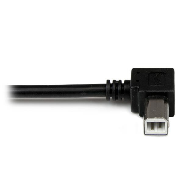 StarTech.com 2 m USB 2.0 A naar linkshoekige B-kabel M/M - Afbeelding 5