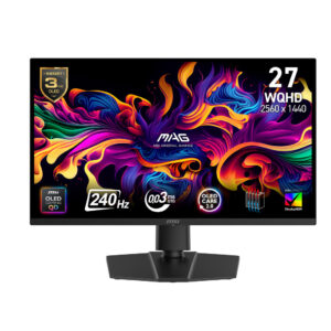 MSI MAG 271QP QD-OLED X24 computer monitor 67,3 cm (26.5") 2560 x 1440 Pixels Wide Quad HD Zwart