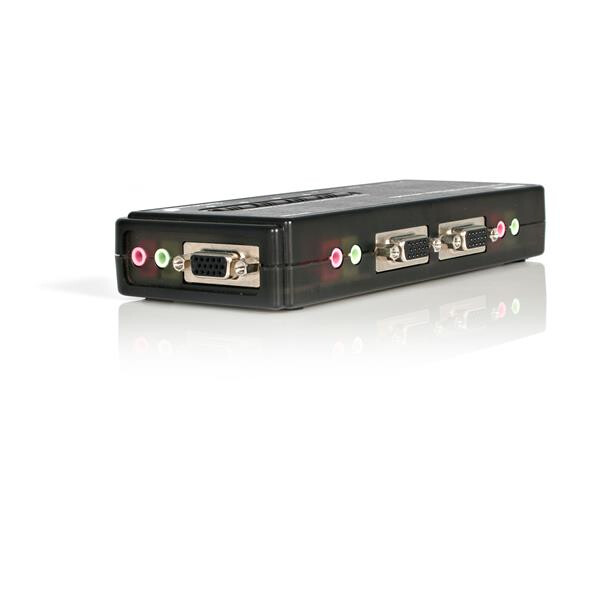 StarTech.com 4-poort USB KVM-switch Zwart met Audio en Bekabeling - Afbeelding 4