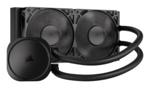 Corsair Nautilus 240 RS Moederbord Alles-in-één vloeistofkoeler Zwart