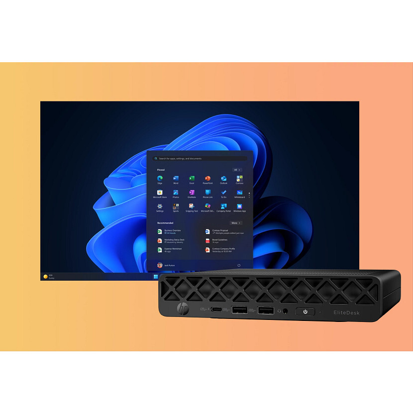 HP EliteDesk 8 Mini G1iU523532GB/512GBPC Intel Core Ultra 5 235 32 GB DDR5-SDRAM 512 GB SSD Windows 11 Pro Mini PC AI PC Zwart - Afbeelding 7