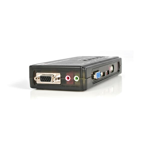 StarTech.com 4-poort USB KVM-switch Zwart met Audio en Bekabeling - Afbeelding 3
