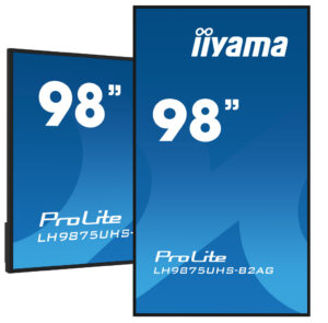 iiyama LH9875UHS-B2AG beeldkrant Digitale signage flatscreen 2,48 m (97.5") LED Wifi 500 cd/m² 4K Ultra HD Zwart Type processor