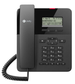 Unify OpenScape Desk Phone CP110 Analoge telefoon Zwart