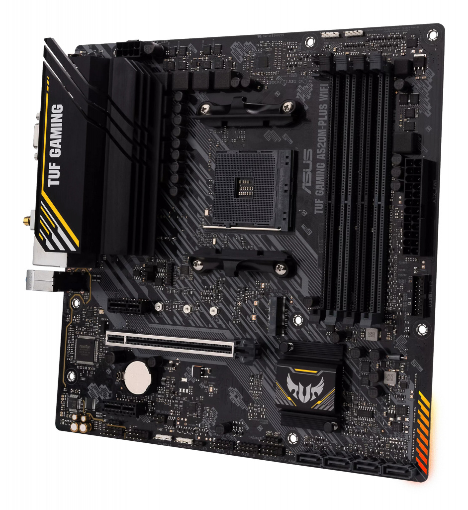 ASUS TUF GAMING A520M-PLUS WIFI AMD A520 Socket AM4 micro ATX - Afbeelding 4