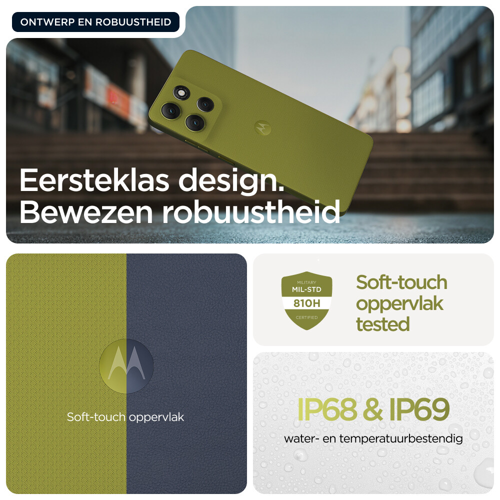 Motorola moto g86 power 5G 16,9 cm (6.67") Dual SIM Android 15 USB Type-C 12 GB 256 GB 6720 mAh Groen - Afbeelding 18