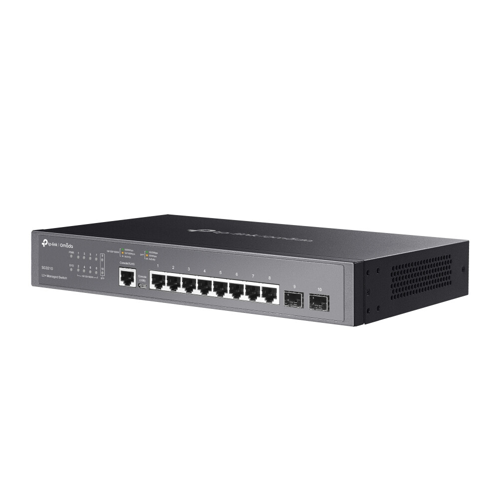 TP-Link Omada SG3210 netwerk-switch Managed L2/L3 Gigabit Ethernet (10/100/1000) 1U Zwart - Afbeelding 3